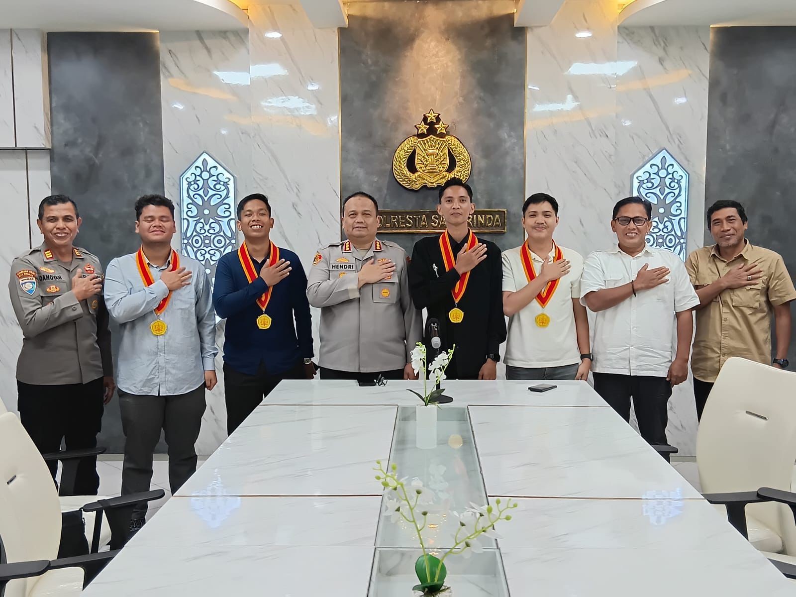 Permahi Samarinda Audiensi dengan Kapolresta, Bahas Sinergi Mahasiswa dan Kepolisian