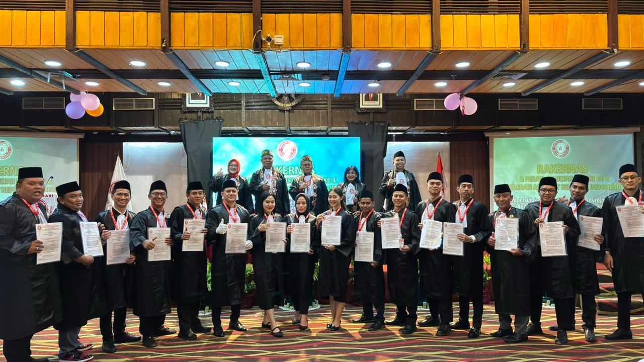 17 Advokat Ferari Resmi Dilantik, Siap Memberikan Pelayanan Hukum Profesional dan Religius