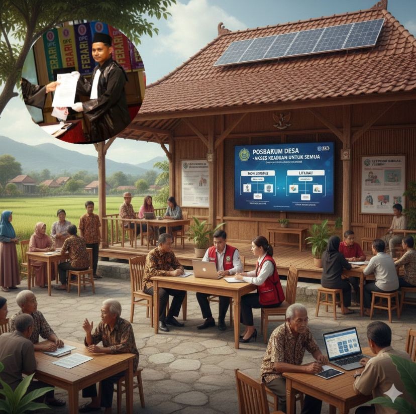 Sambut POSBAKUM Masuk Desa, Advokat Muda Yoseph Jepri: Ini Pemerataan Keadilan