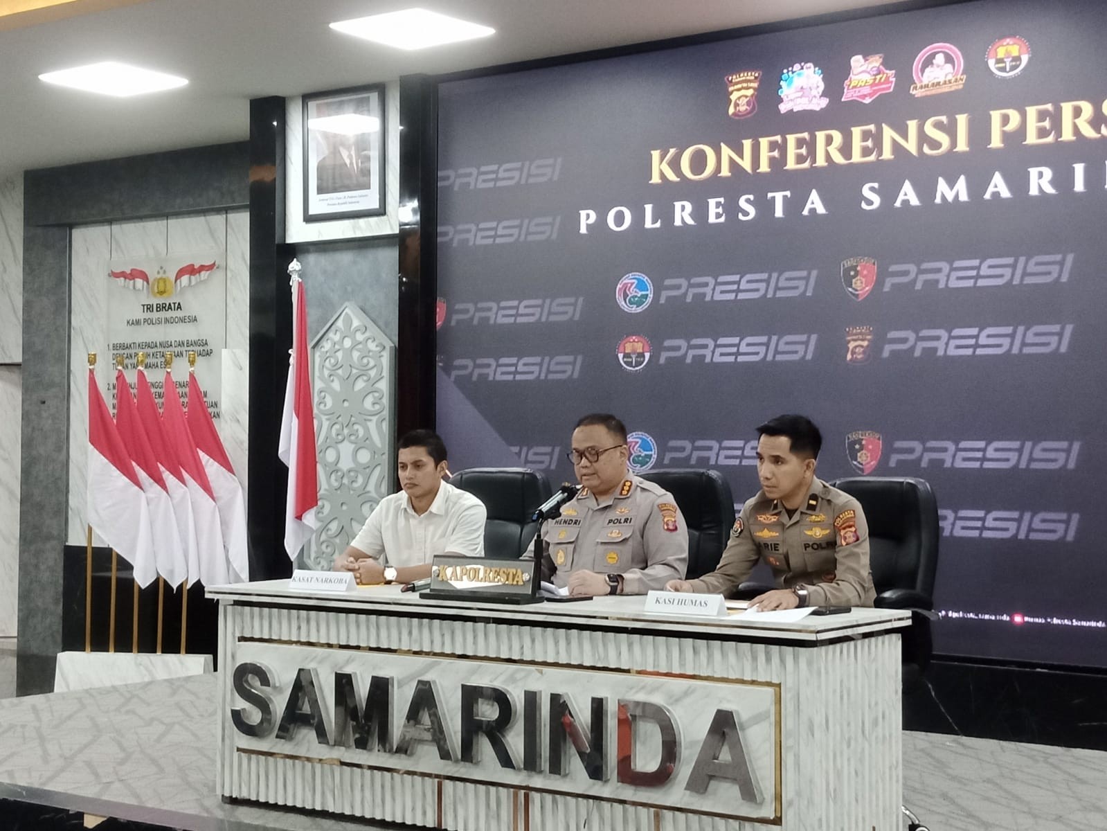 Polresta Samarinda Bongkar Peredaran Sabu 2 Kg, Tiga Pelaku Ditangkap