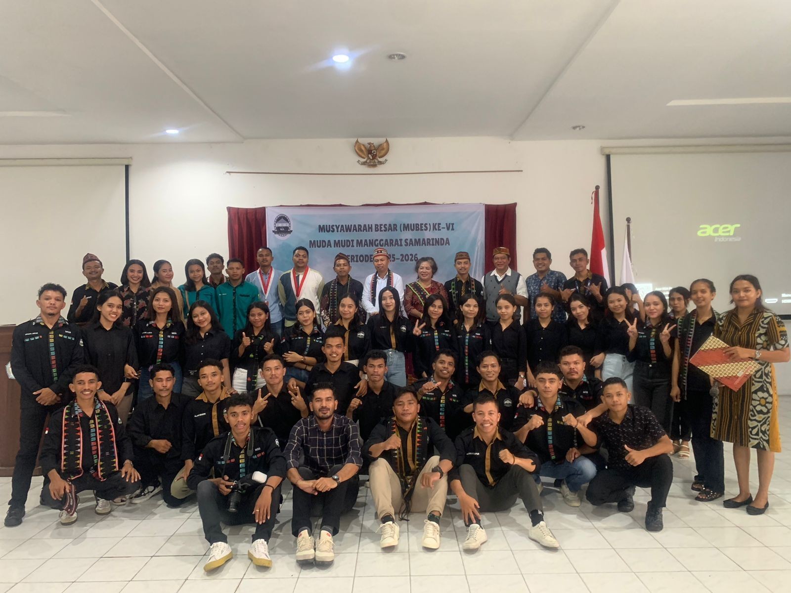 Mubes Ke-6 Muda-Mudi Manggarai Samarinda Resmi Dibuka Oleh Paulinus Dugis, Tekankan Semangat Persatuan
