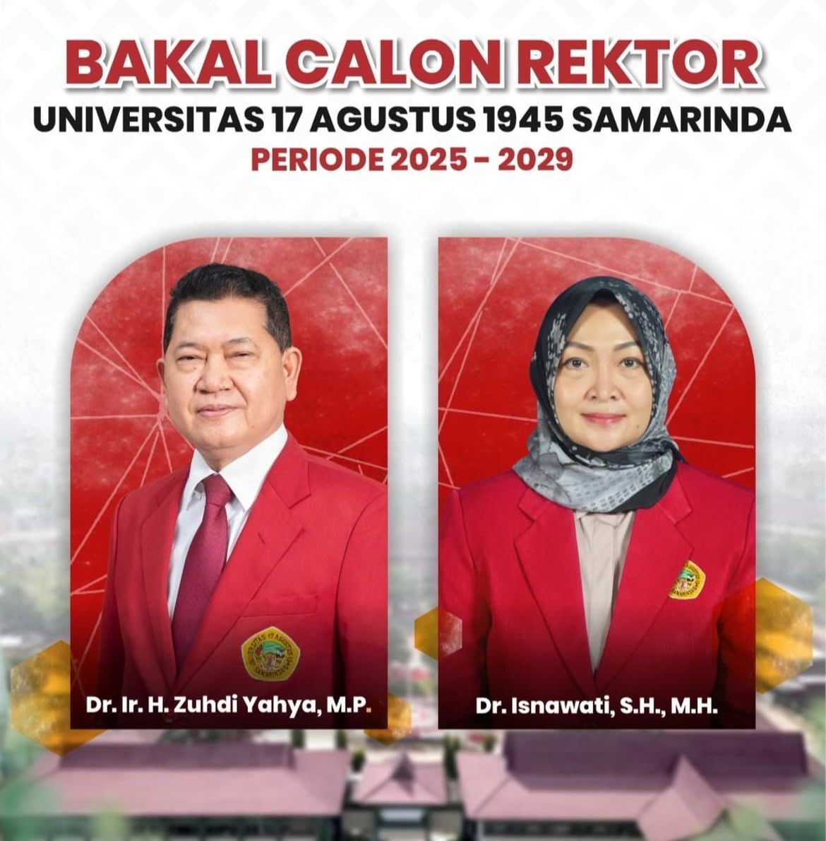 Tagar #RektorDariHukum Muncul Jelang Pemilihan Rektor Untag Samarinda